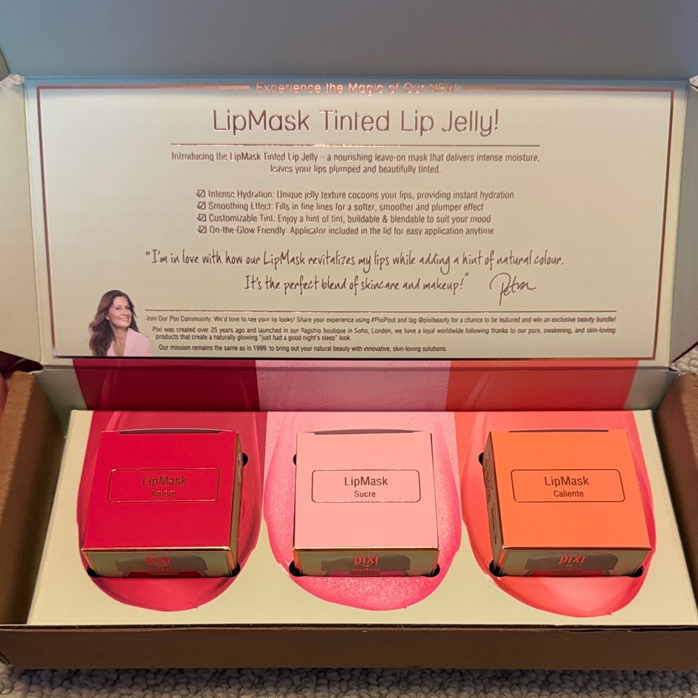Pixi Beauty LipMask Tinted Lip Jelly - set of 3